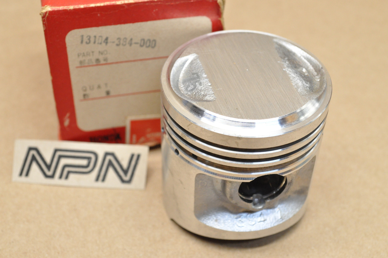 NOS Honda 1976-77 XL100 Piston .75 Oversize 13104-384-000