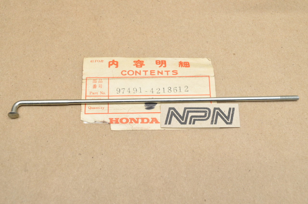 NOS Honda CL90 S90 Rear Wheel Spoke B 97491-42186-12