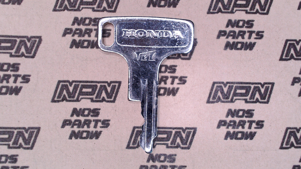 NOS Honda OEM Ignition Switch & Lock Key Ward Cut Single Groove T4364