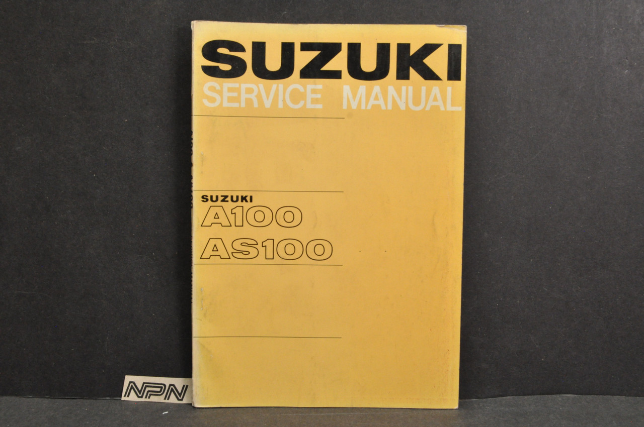 Vintage Suzuki 1967 Suzuki A100 AS100 Service Shop Repair Maintenance Manual