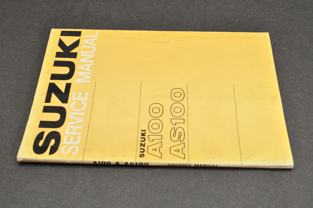 Vintage Suzuki 1967 Suzuki A100 AS100 Service Shop Repair Maintenance