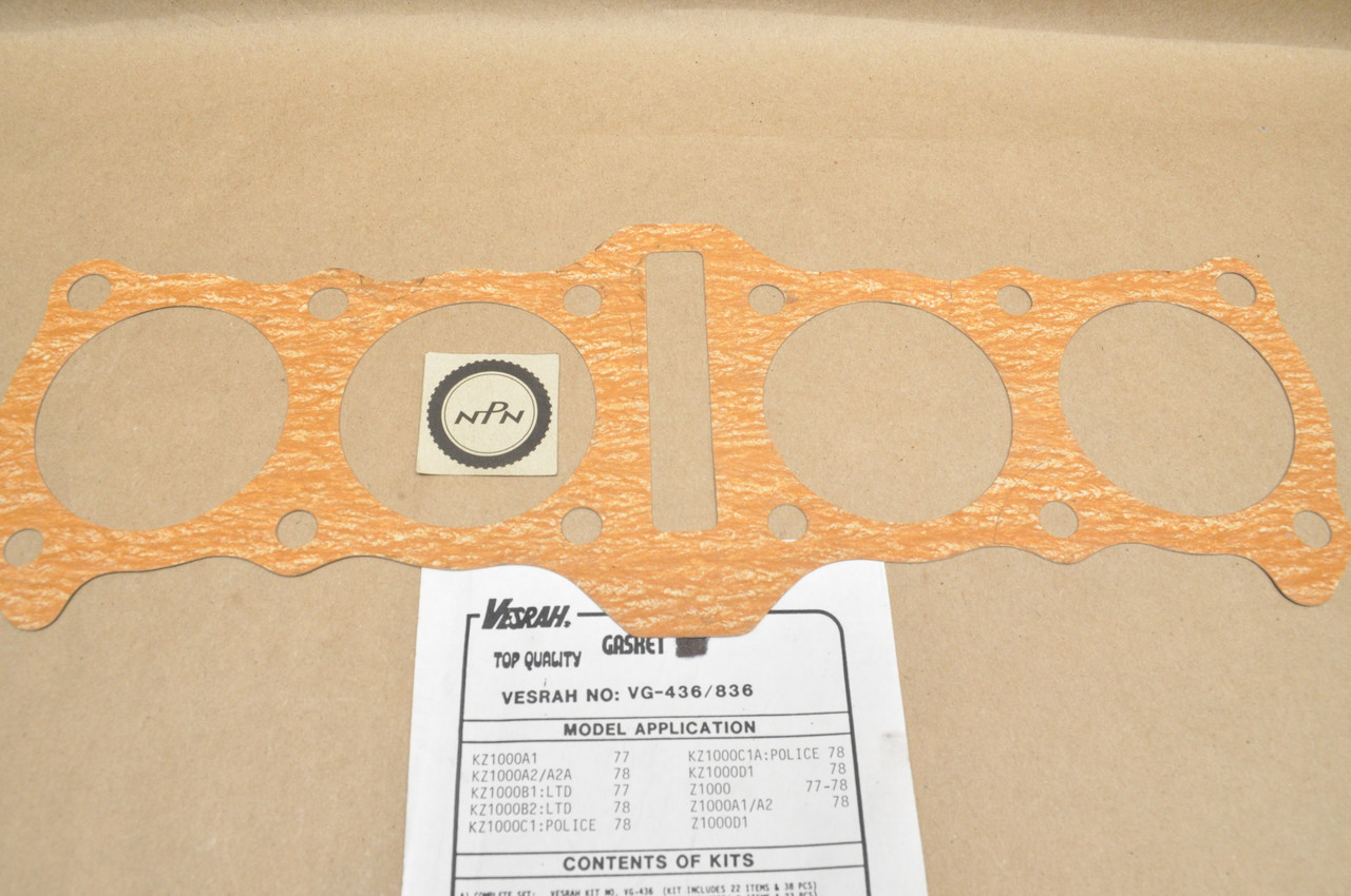 NOS Kawasaki KZ1000 KZ900 Z1 Vesrah Cylinder Base Gasket 11009-030