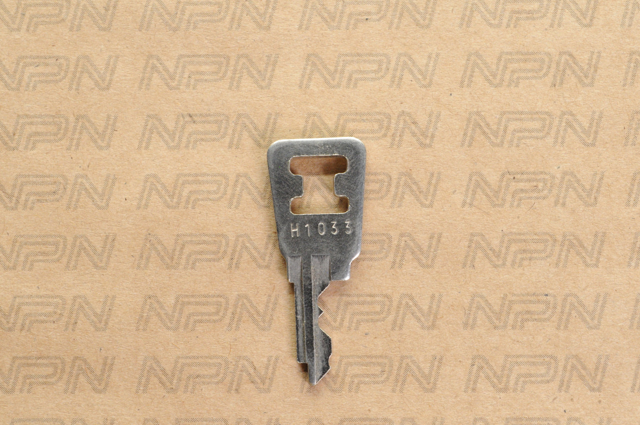 Honda OEM Ignition Switch & Lock Key Ward Cut Double Groove H1033