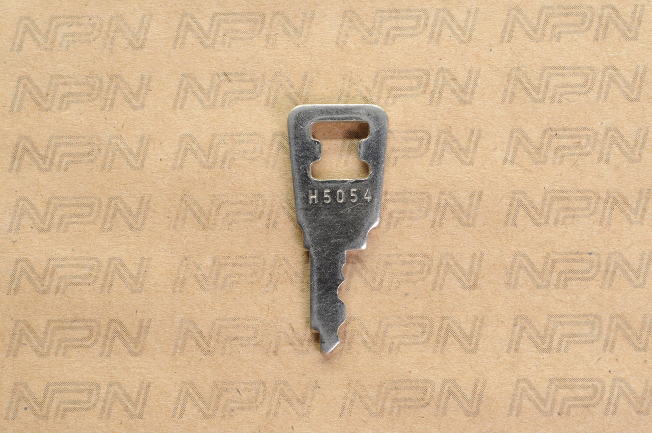 NOS Honda OEM Ignition Switch & Lock Key Ward Cut Double Groove H5054