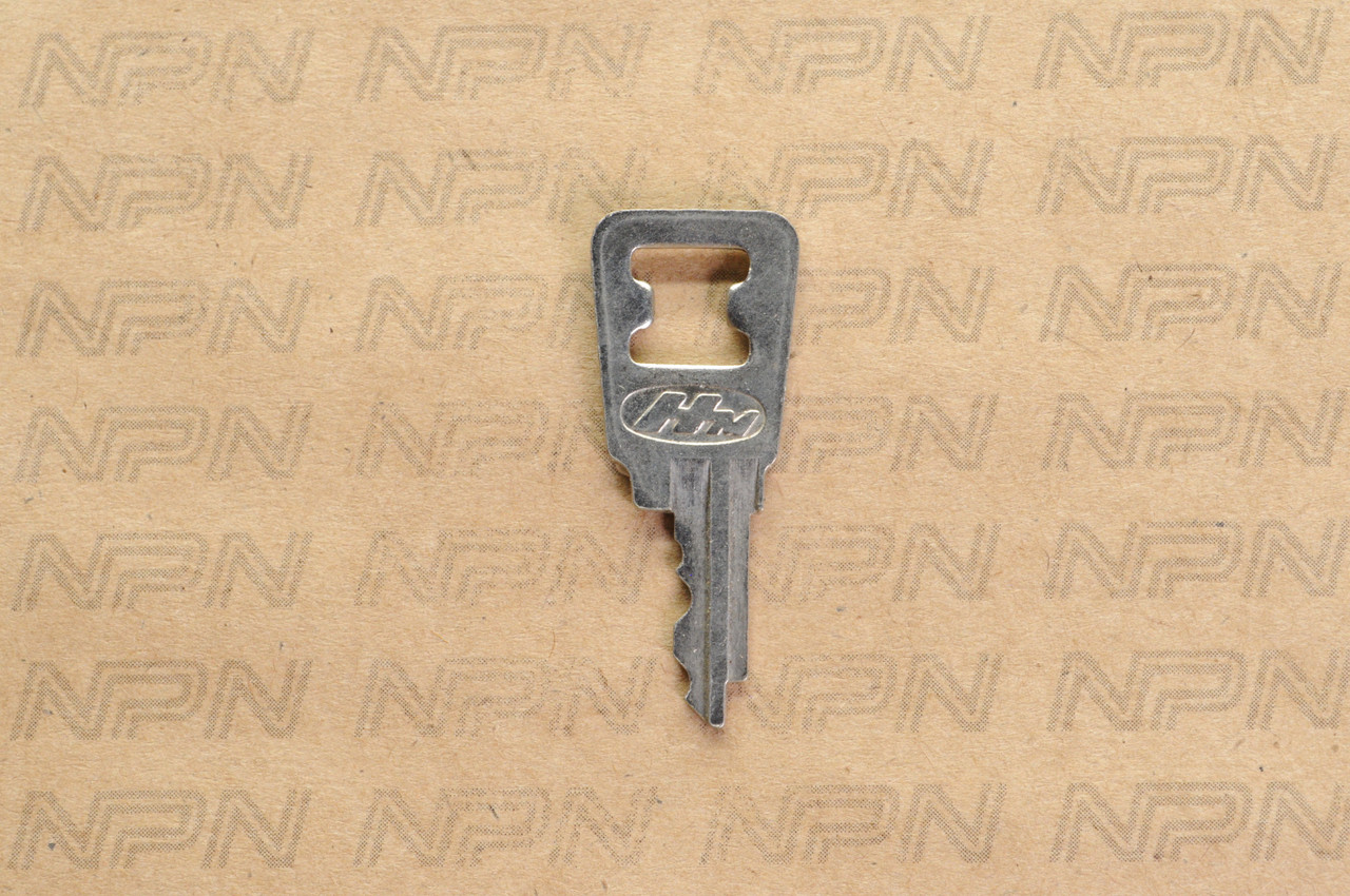 NOS Honda OEM Ignition Switch & Lock Key Ward Cut Double Groove H5460