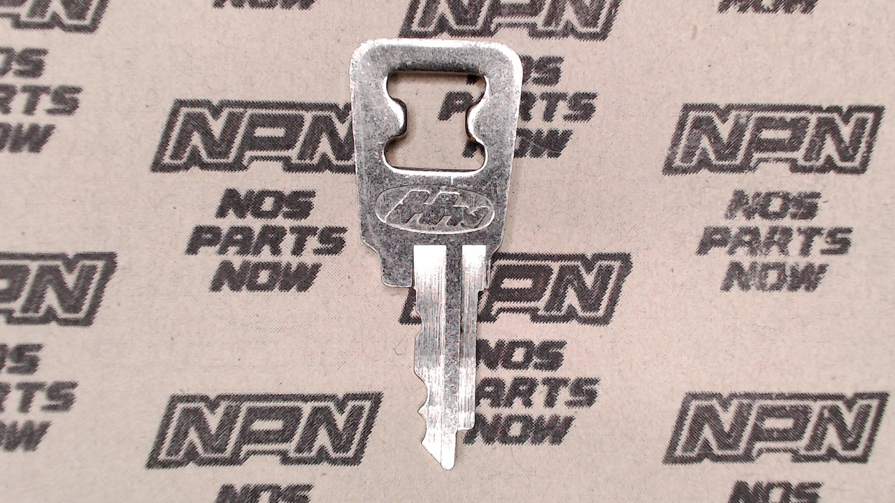 NOS Honda OEM Ignition Switch & Lock Key Ward Cut Double Groove Back H5504