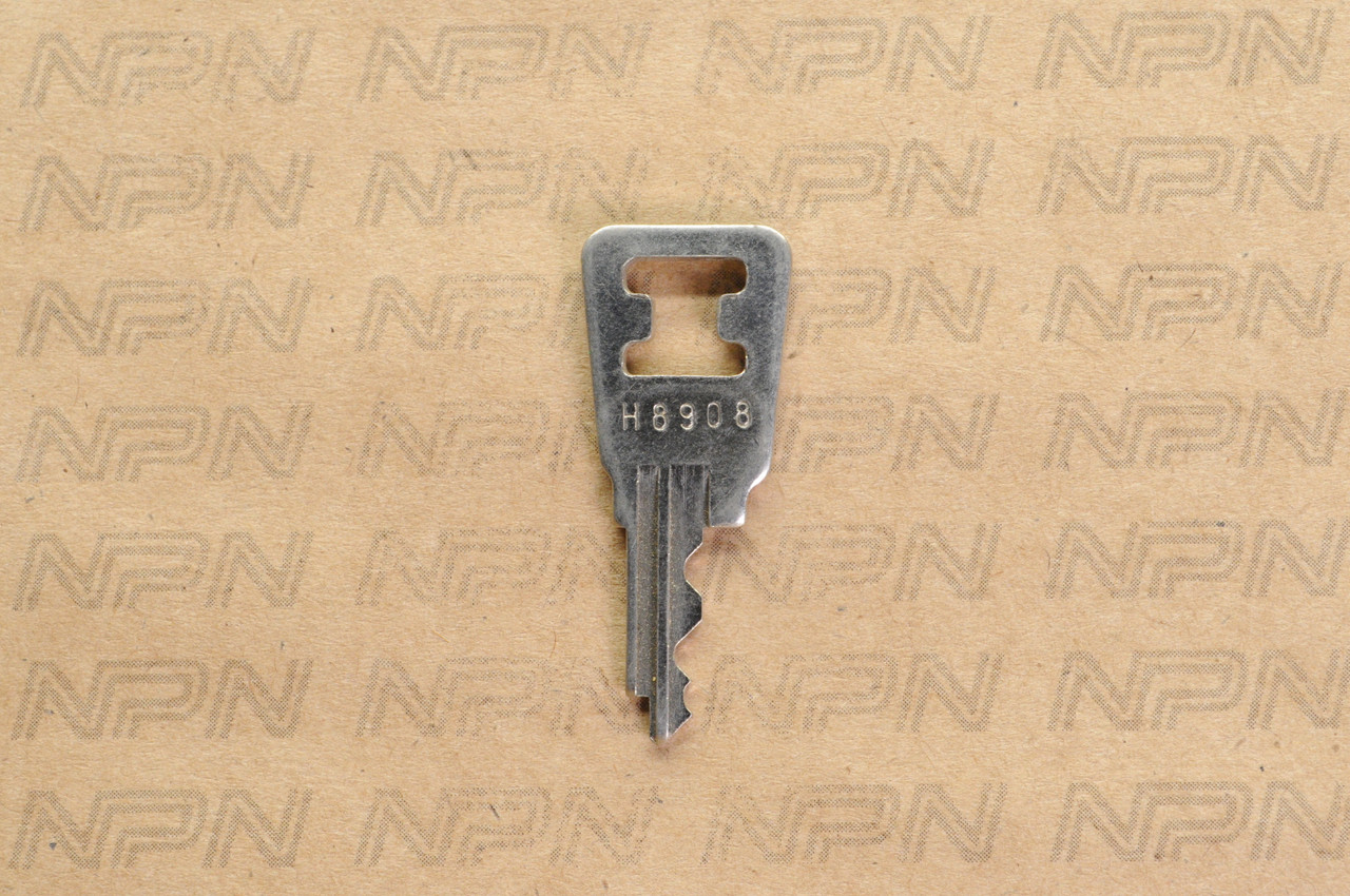 Honda OEM Ignition Switch & Lock Key Ward Cut Double Groove H8908