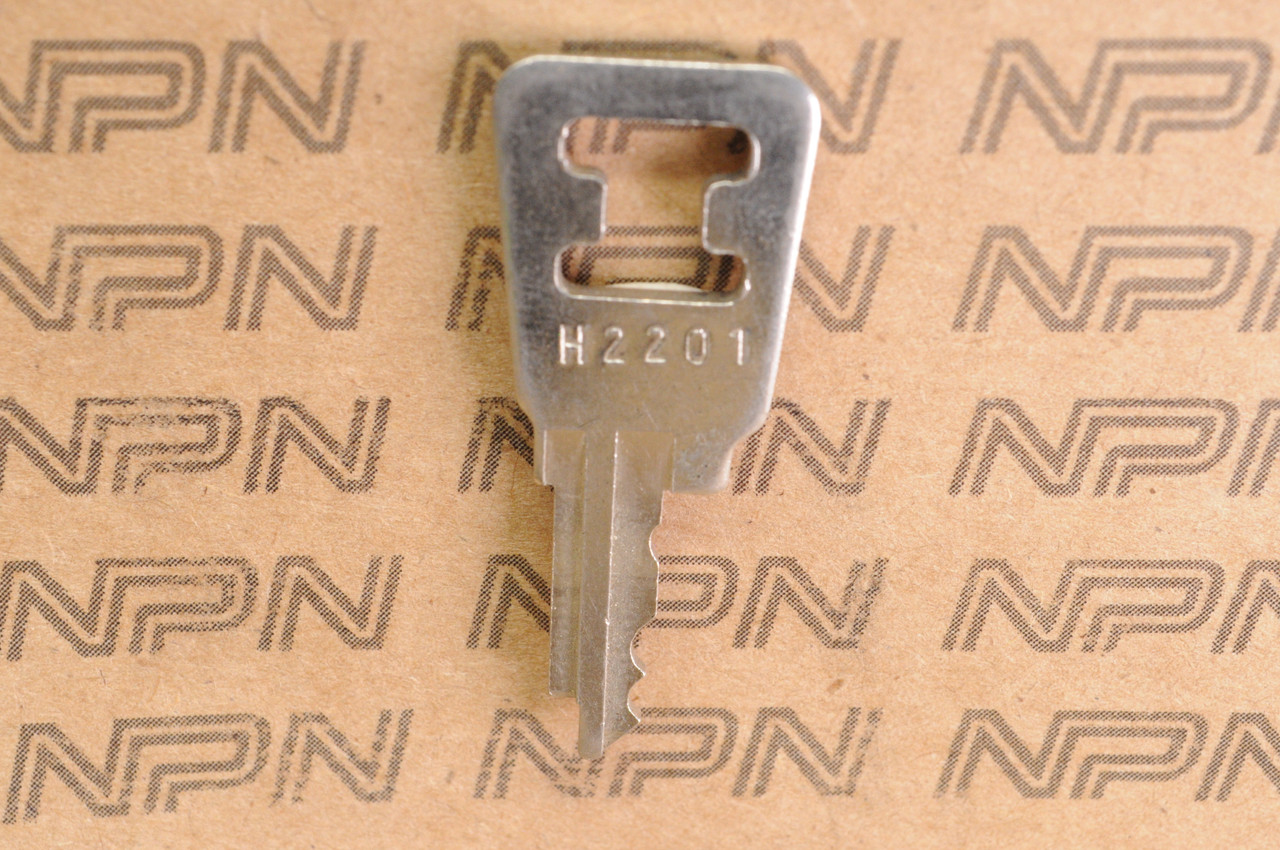 Honda OEM Ignition Switch & Lock Key Ward Cut Double Groove H2201