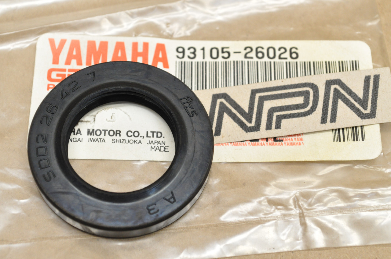 NOS Yamaha 1980-81 YT125 Front Wheel Oil Seal 93102-21210