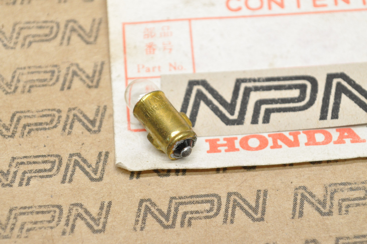 NOS Honda C100 C110 C200 CL70 CL90 CT90 S65 S90 SL90 XR500 Bulb 6V 34908-001-000