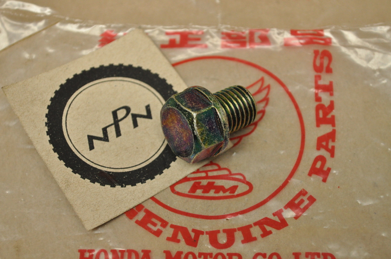 NOS Honda C100 C102 C105 T C110 CA72 CA77 CB72 CB77 CM91 CL72 CL77 S65 S90 Drain Bolt Plug 92800-12000