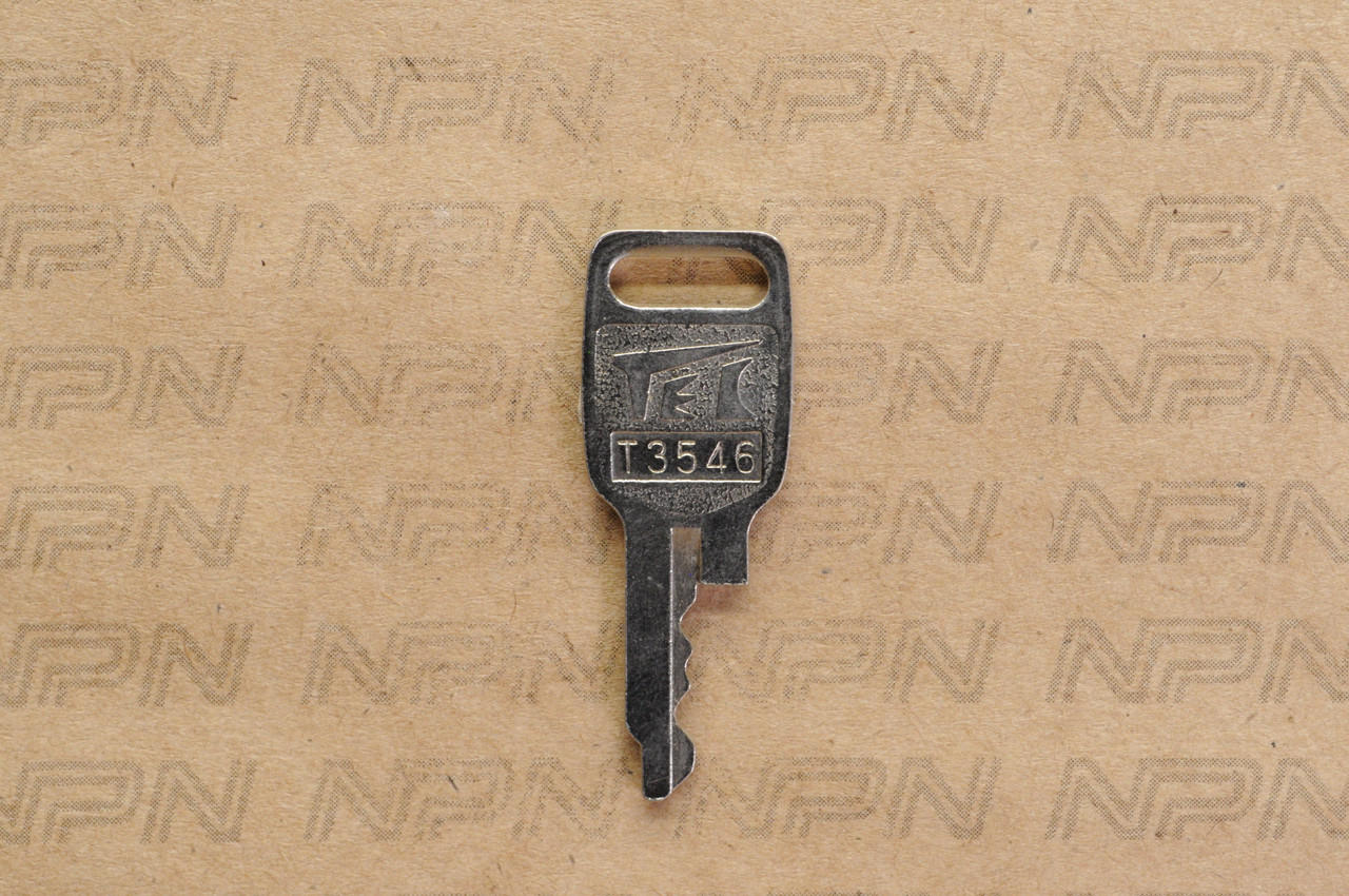 NOS Honda Ignition Switch & Lock Key Ward Cut Single Groove T3546