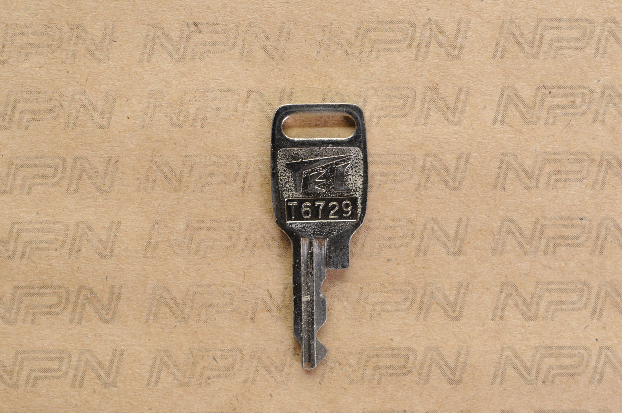 NOS Honda Ignition Switch & Lock Key Ward Cut Double Groove T6729