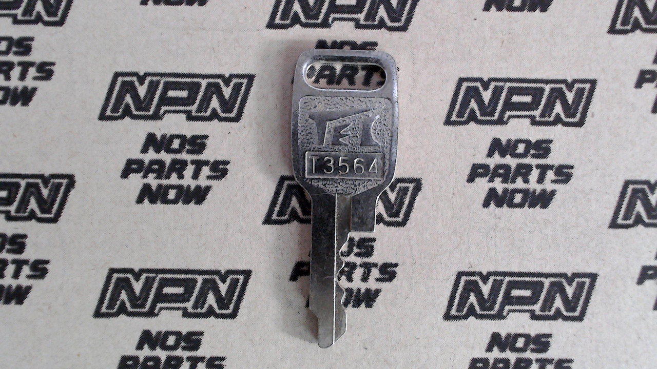 NOS Honda Ignition Switch & Lock Key Ward Cut Single Groove T3564