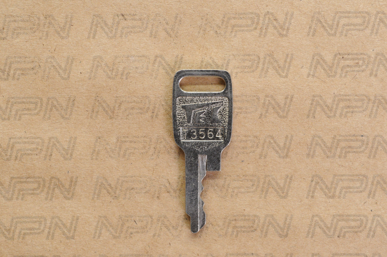 NOS Honda Ignition Switch & Lock Key Ward Cut Single Groove T3564