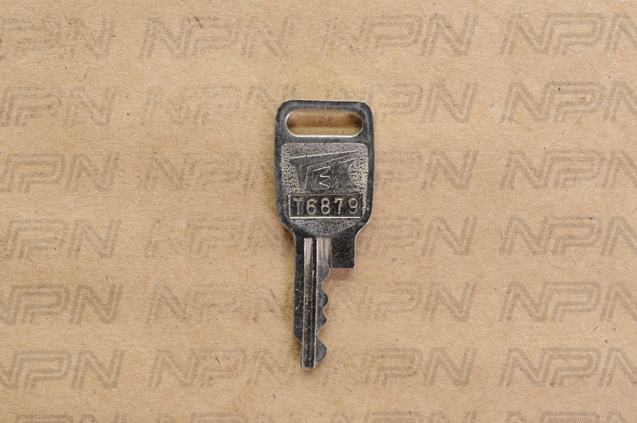 NOS Honda Lock Key & Ignition Switch Ward Cut Double Groove T6879