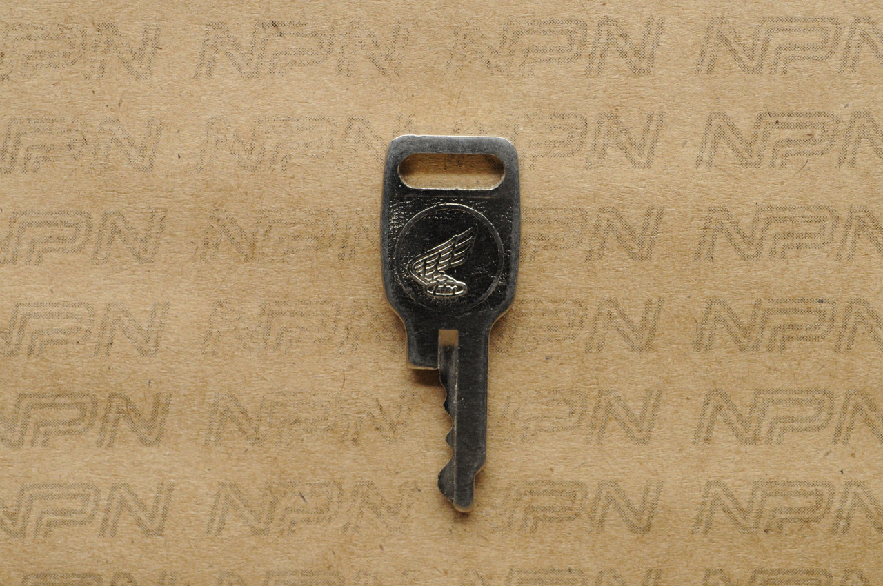 NOS Honda Lock Key & Ignition Switch Ward Cut Double Groove T7466