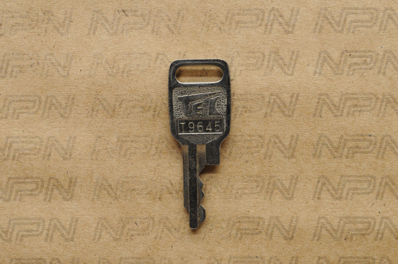 NOS Honda Lock Key & Ignition Switch Ward Cut Double Groove T9645