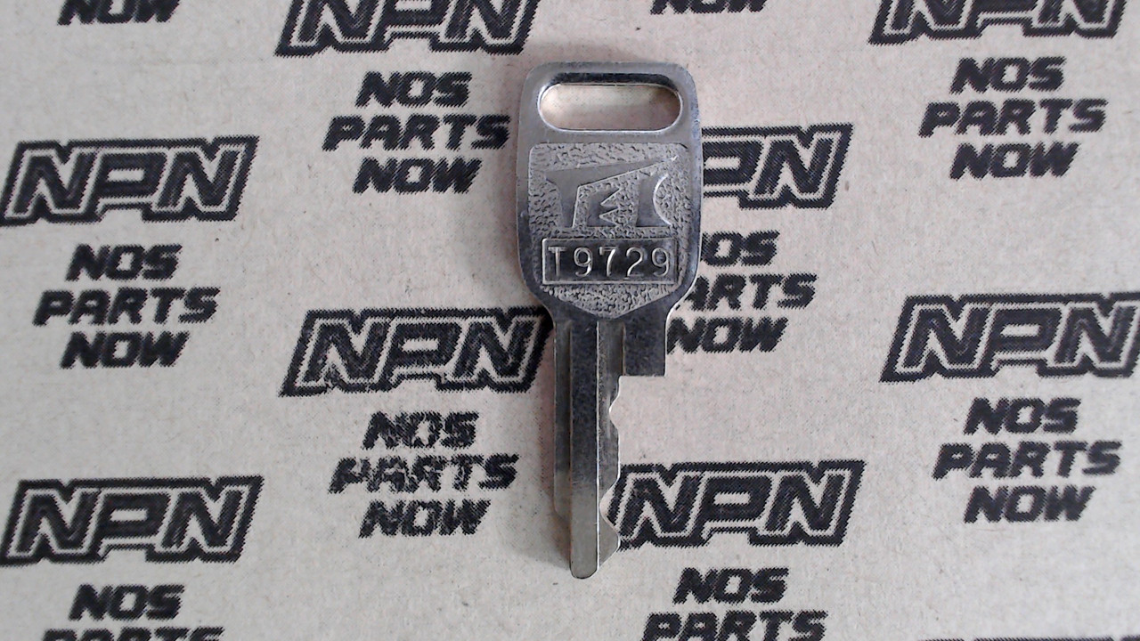 NOS Honda Lock Key & Ignition Switch Ward Cut Double Groove T9729