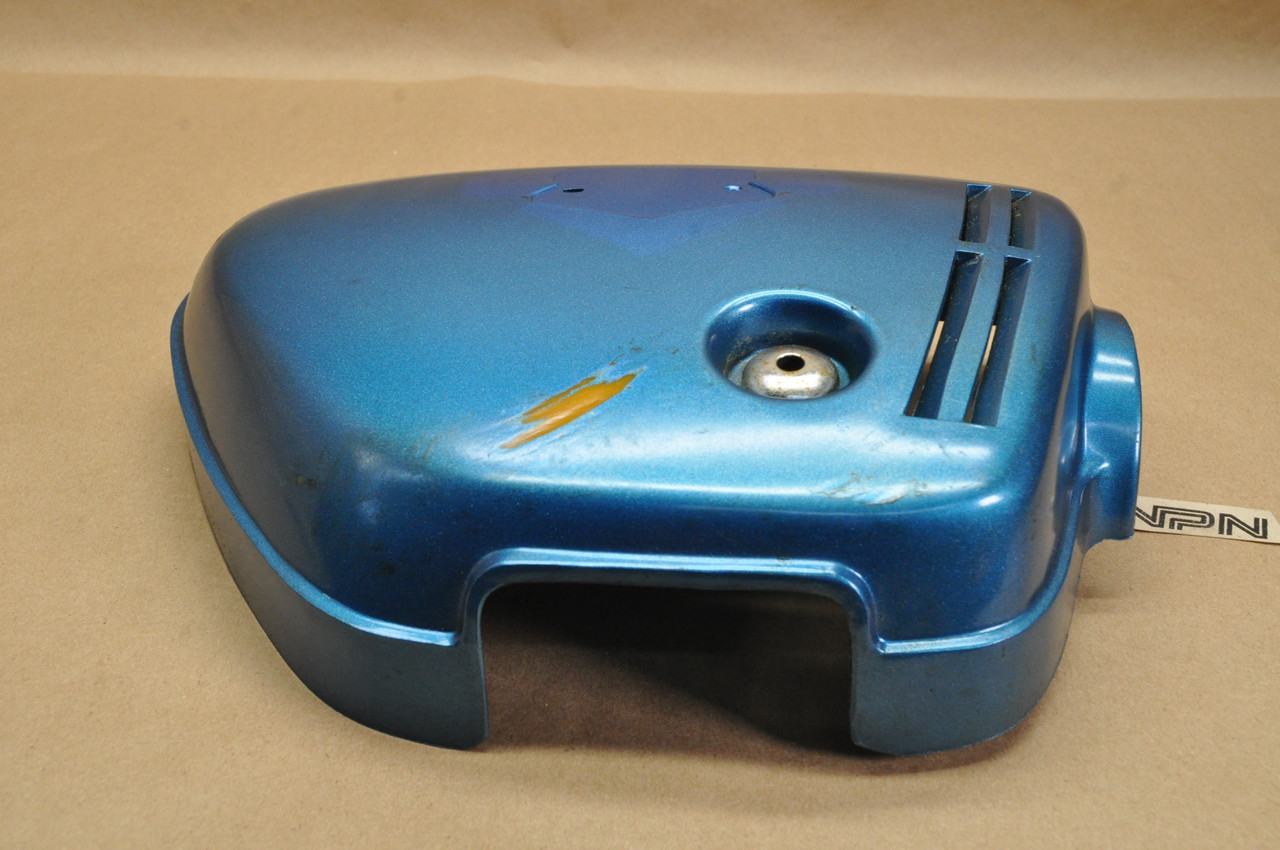 Vintage Used OEM Honda CL350 K5 Right Air Cleaner Side Cover Blue 17231-344-671 MK