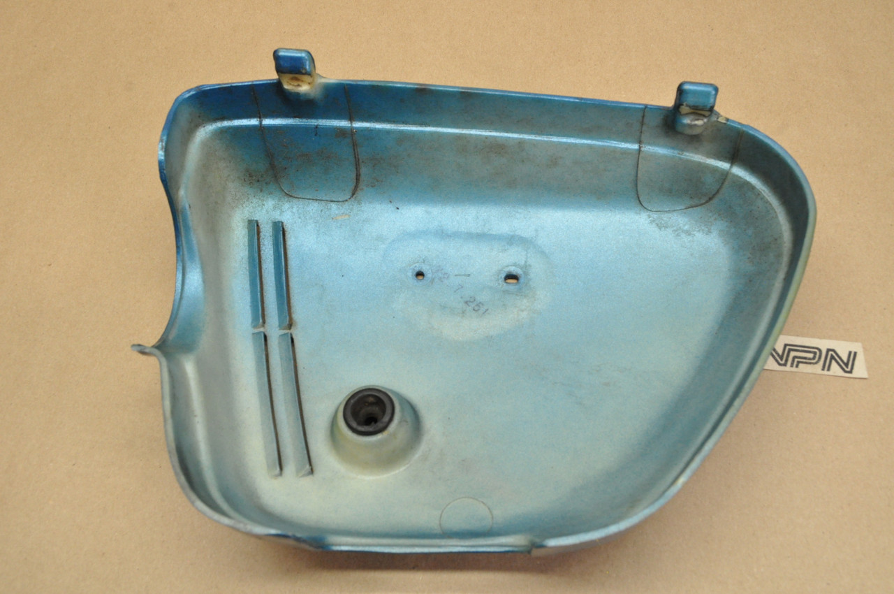 Vintage Used OEM Honda CL350 K5 Right Air Cleaner Side Cover Blue 17231-344-671 MK