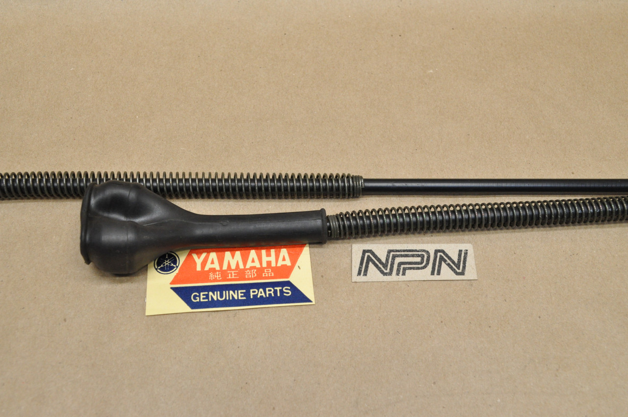 NOS Yamaha 1974-75 DT100 Lower Throttle Cable #2 437-26312-01