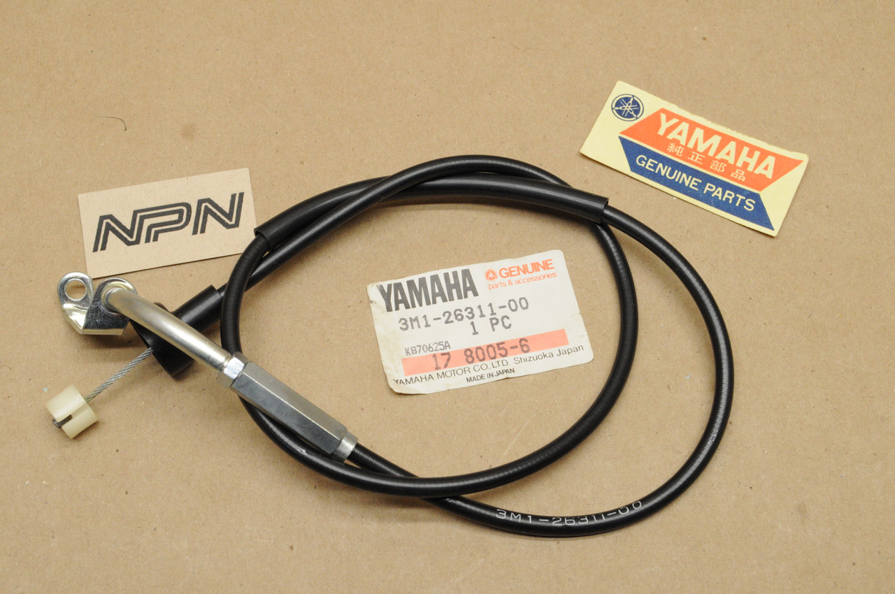 NOS Yamaha 1979-83 MX100 Upper Throttle Cable #1 3M1-26311-00