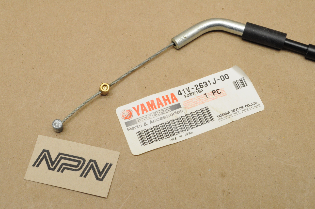 NOS Yamaha 1984-93 XVZ13 XVZ12 Throttle Cable #4 41V-2631J-00