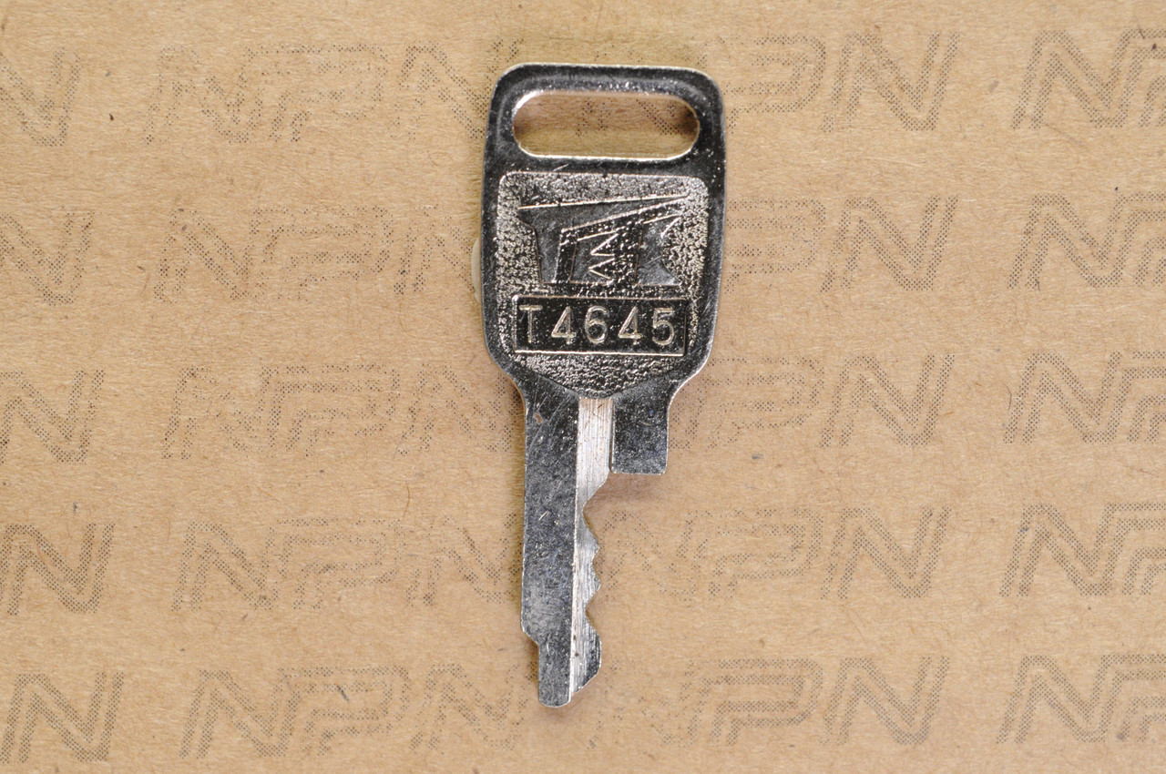 NOS Honda Lock Key & Ignition Switch Ward Cut Single Groove T4645