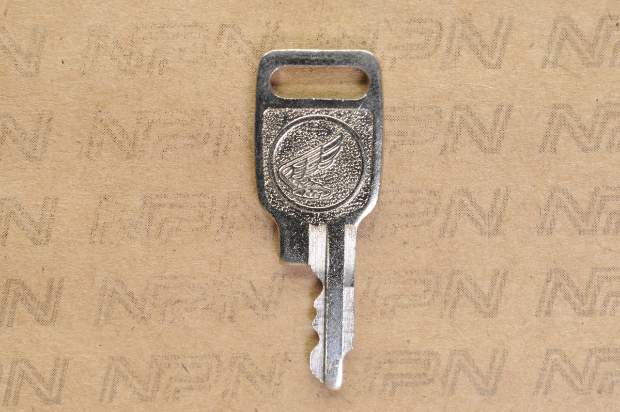 NOS Honda Lock Key & Ignition Switch Ward Cut Single Groove T4645