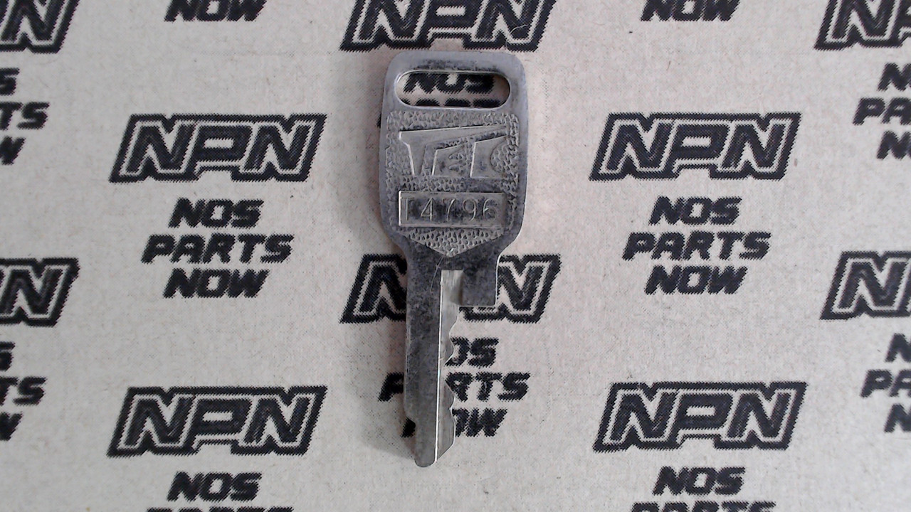 NOS Honda Lock Key & Ignition Switch Ward Cut Single Groove T4796