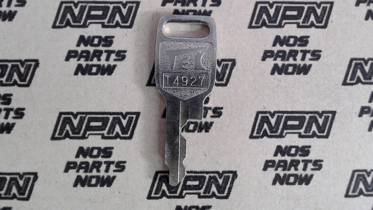 NOS Honda Lock Key & Ignition Switch Ward Cut Single Groove T4927