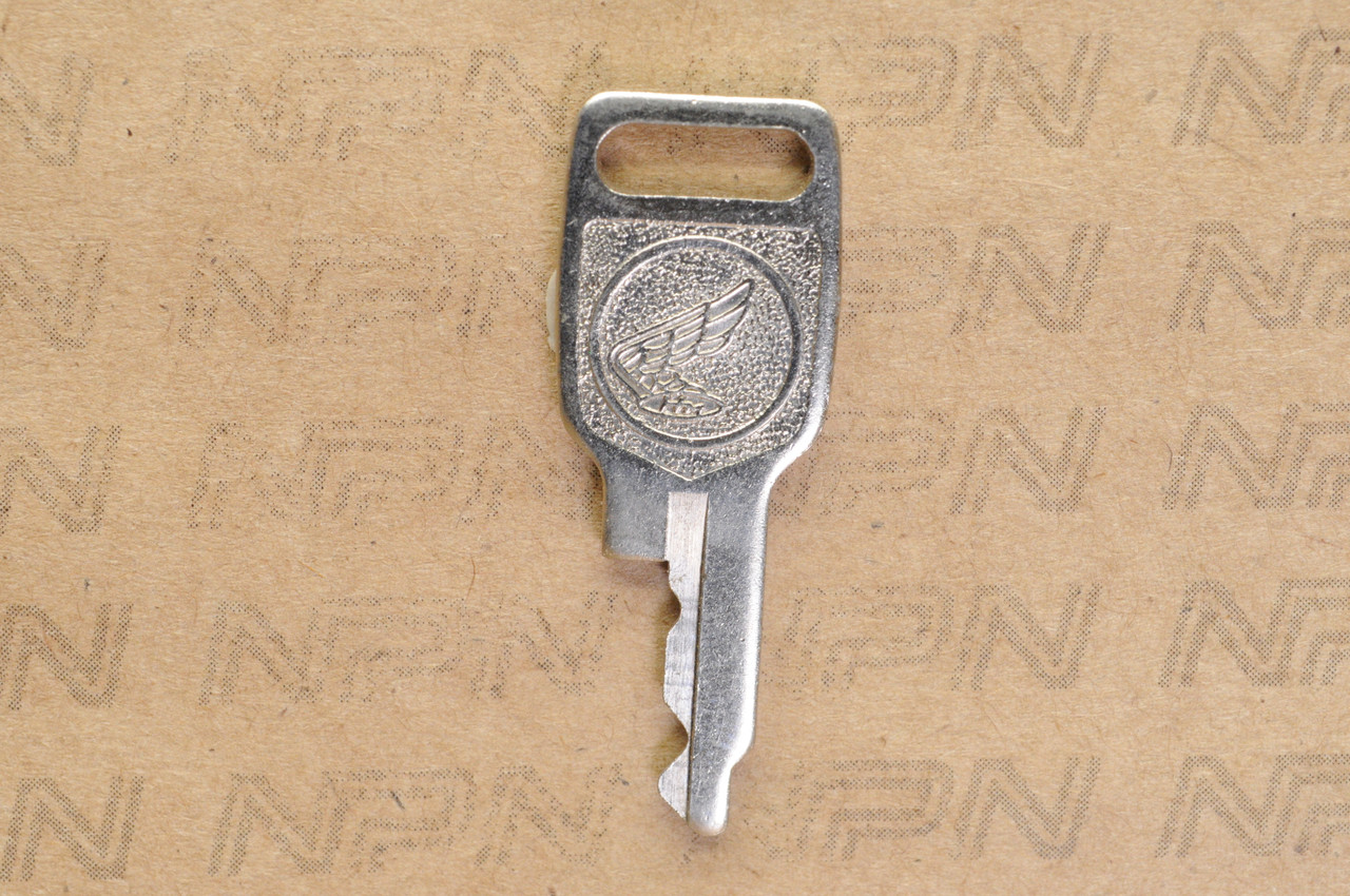 NOS Honda Lock Key & Ignition Switch Ward Cut Double Groove T7729