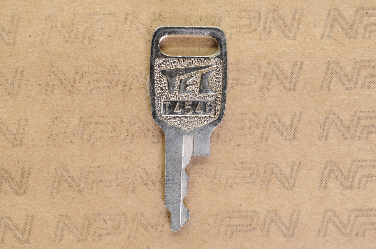NOS Honda Lock Key & Ignition Switch Ward Cut Single Groove T4546