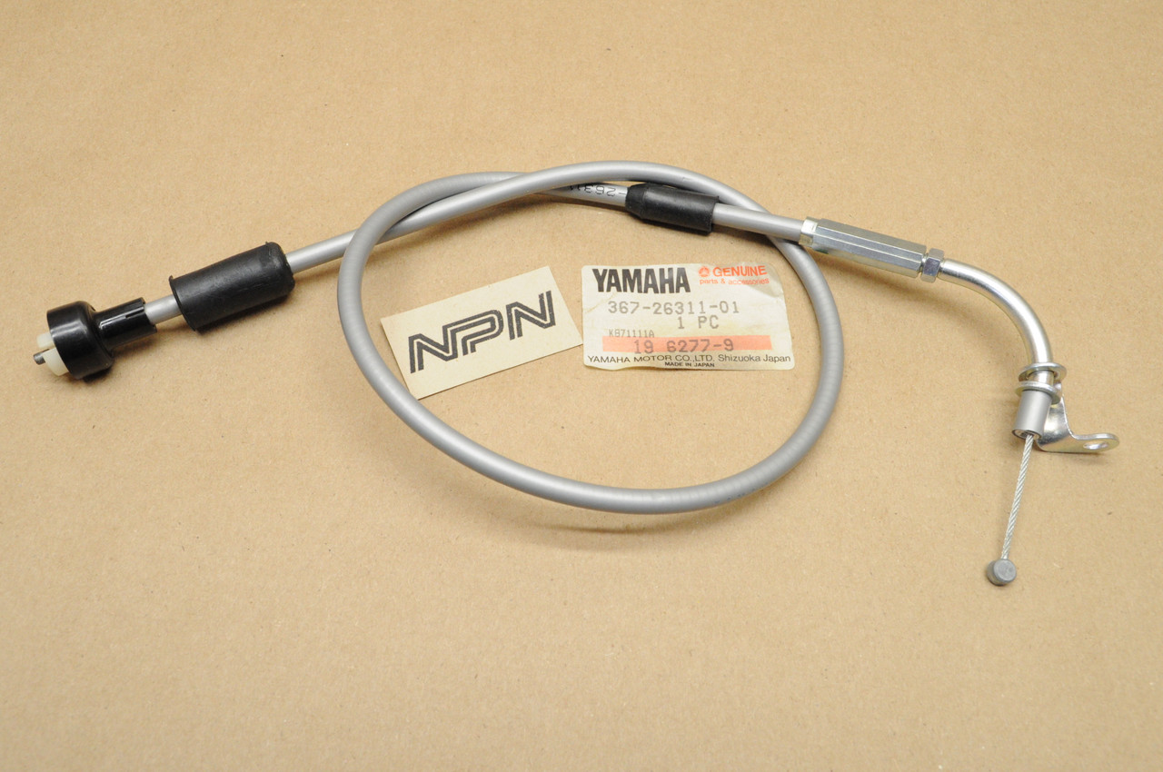 NOS Yamaha GT80 GT1 GTMX Throttle Cable 367-26311-01 - NOS Parts NOW
