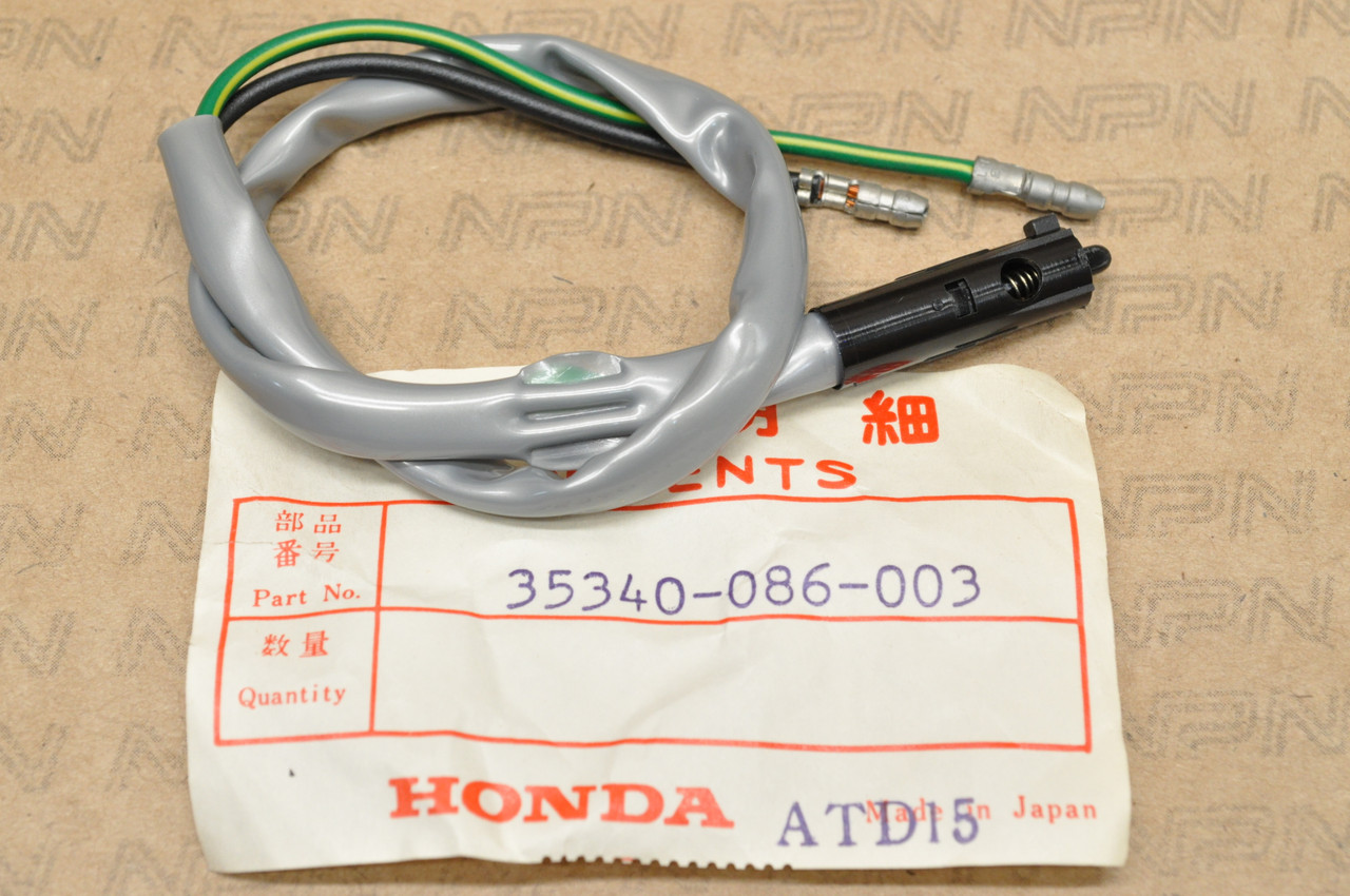 NOS Honda C70 NH125 NH80 Aero NQ50 Spree Front Brake Stop Switch 35340-086-003