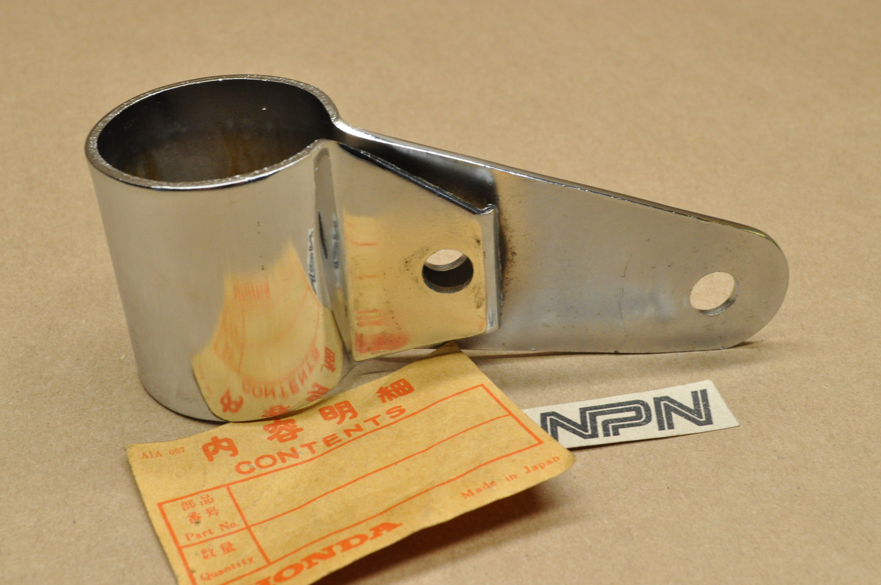 NOS Honda SL350 K0 Chrome Right Head Light Mount Fork Ear Bracket 61305-310-010