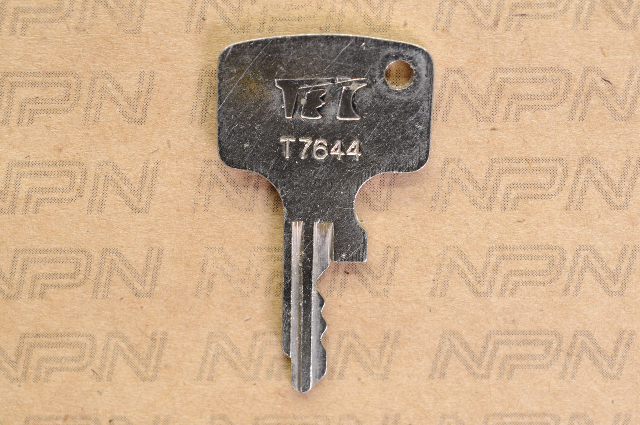 NOS Honda OEM Ignition Switch & Lock Key Double Groove T7644