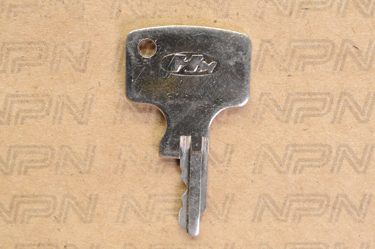 NOS Honda OEM Ignition Switch & Lock Key Ward Cut Single Groove T4346