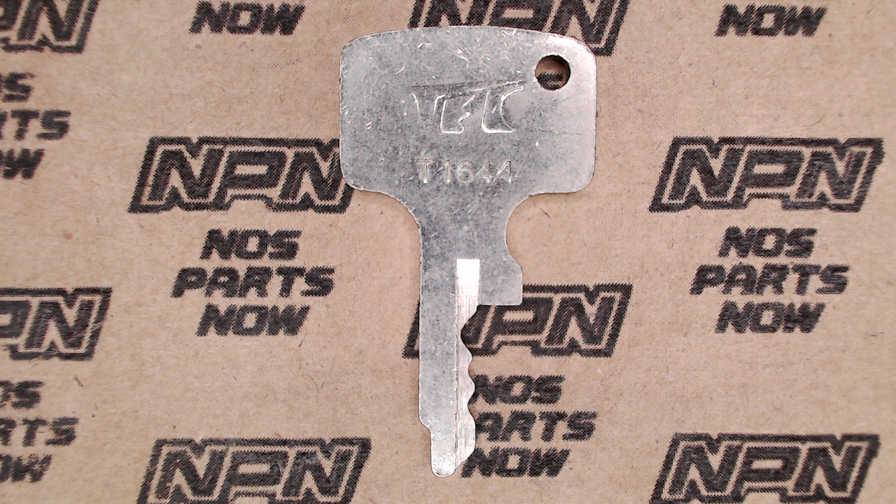 NOS Honda OEM Ignition Switch & Lock Key Ward Cut Single Groove T1644