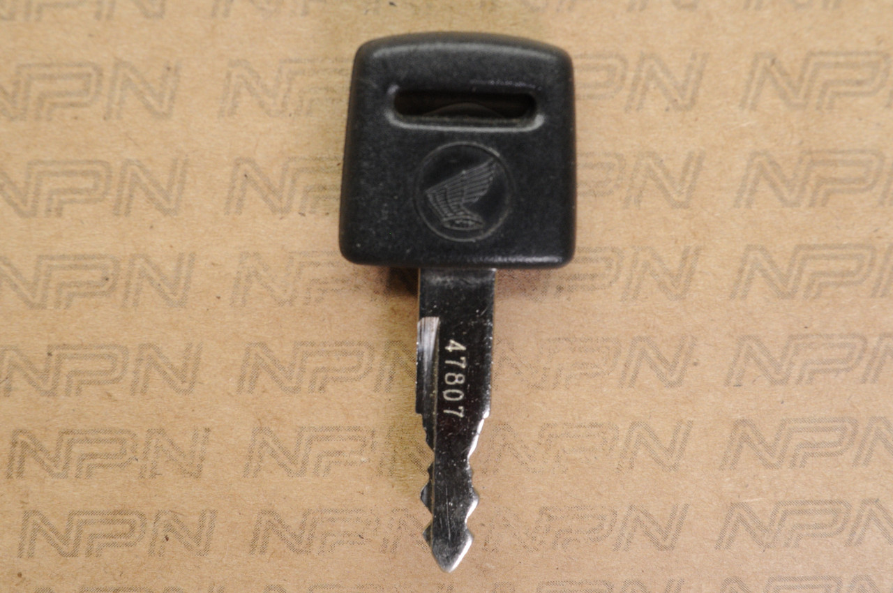 NOS Honda OEM Ignition Switch & Lock Key # 47807
