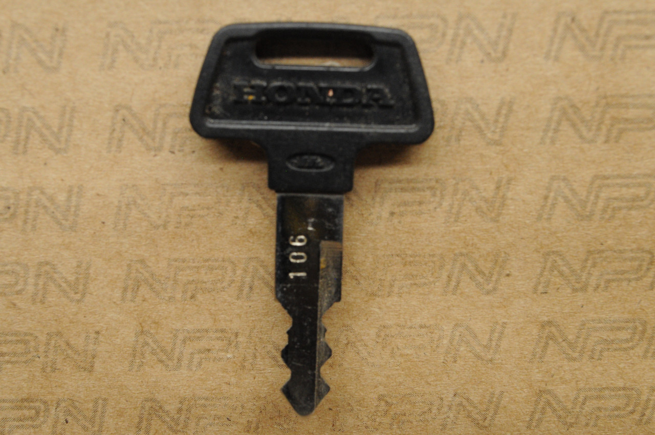 NOS Honda OEM Ignition Switch & Lock Key #106