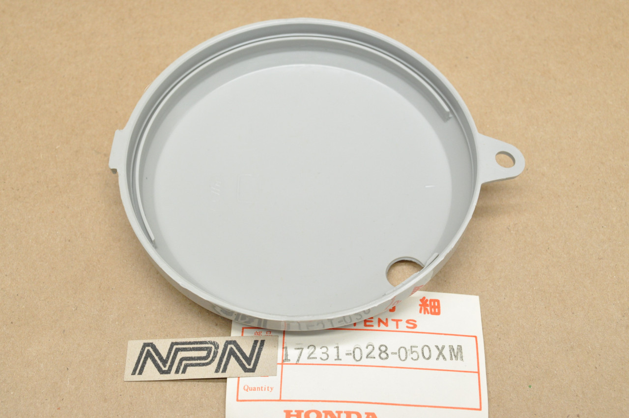 NOS Honda S90 Pearl Gray Air Cleaner Filter Cover Plastic Cap 17231-028-050 XM