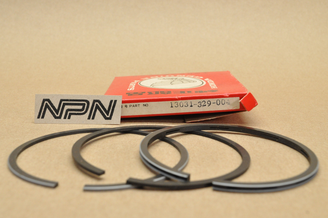 NOS Honda TL250 XL250 K0-K2 .50 Oversize Piston Rings for 1 Piston= 3 Rings 13031-329-004