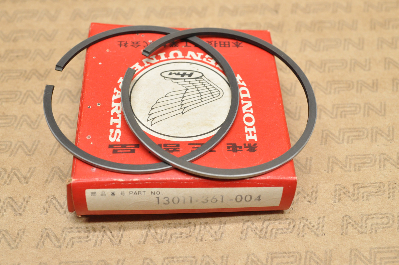 NOS Honda MT125 K0-1976 Elsinore Standard Size Piston Ring Set 13011-361-004