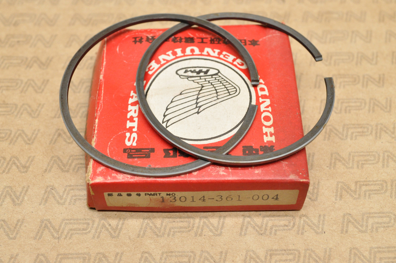 NOS Honda MT125 K0-1976 Elsinore .75 Oversize Piston Ring Set 13014-361-004