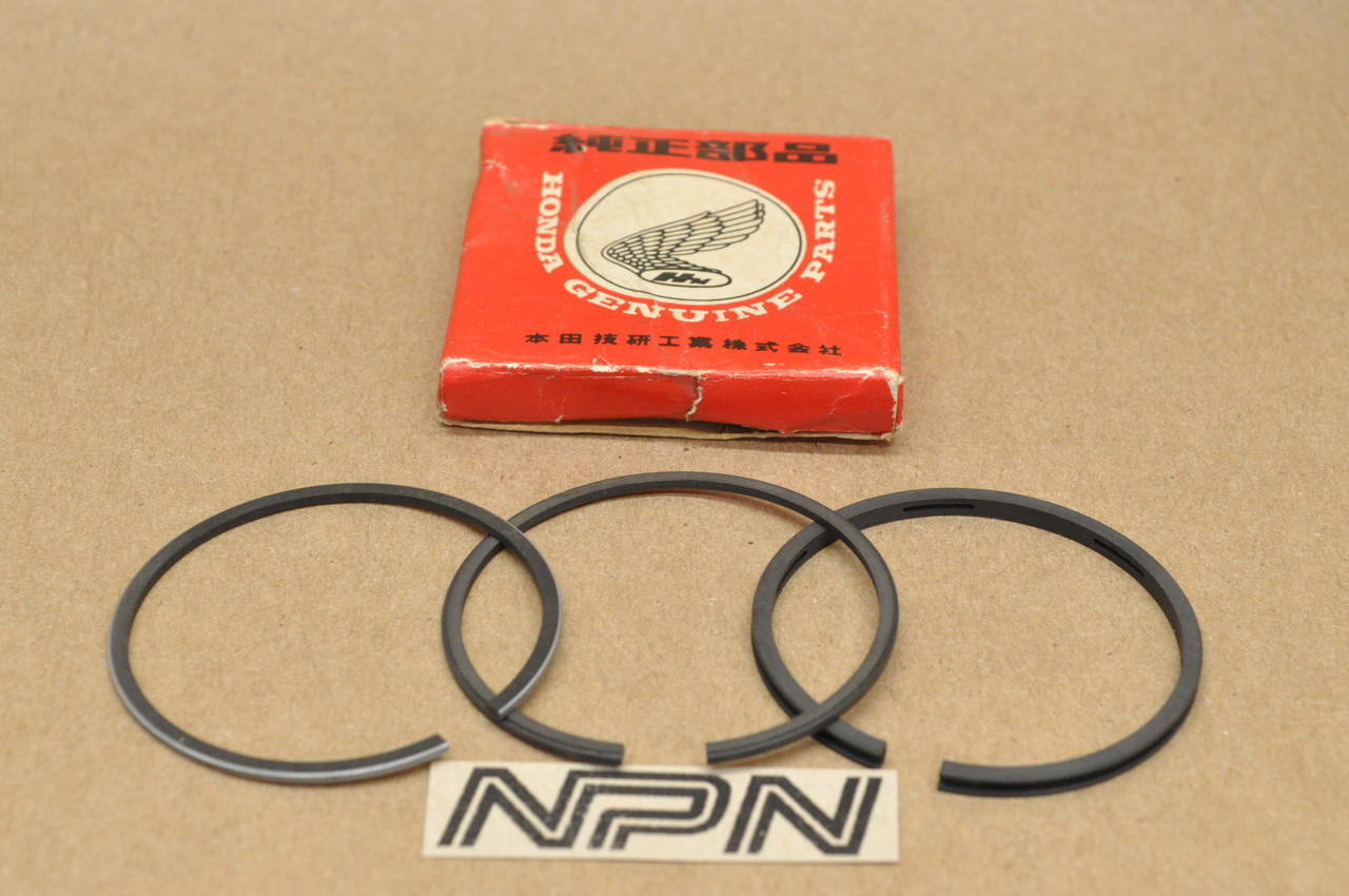 NOS Honda S65 1.00 Oversize Piston Ring Set for 1 Piston= 3 Rings 13050-035-000