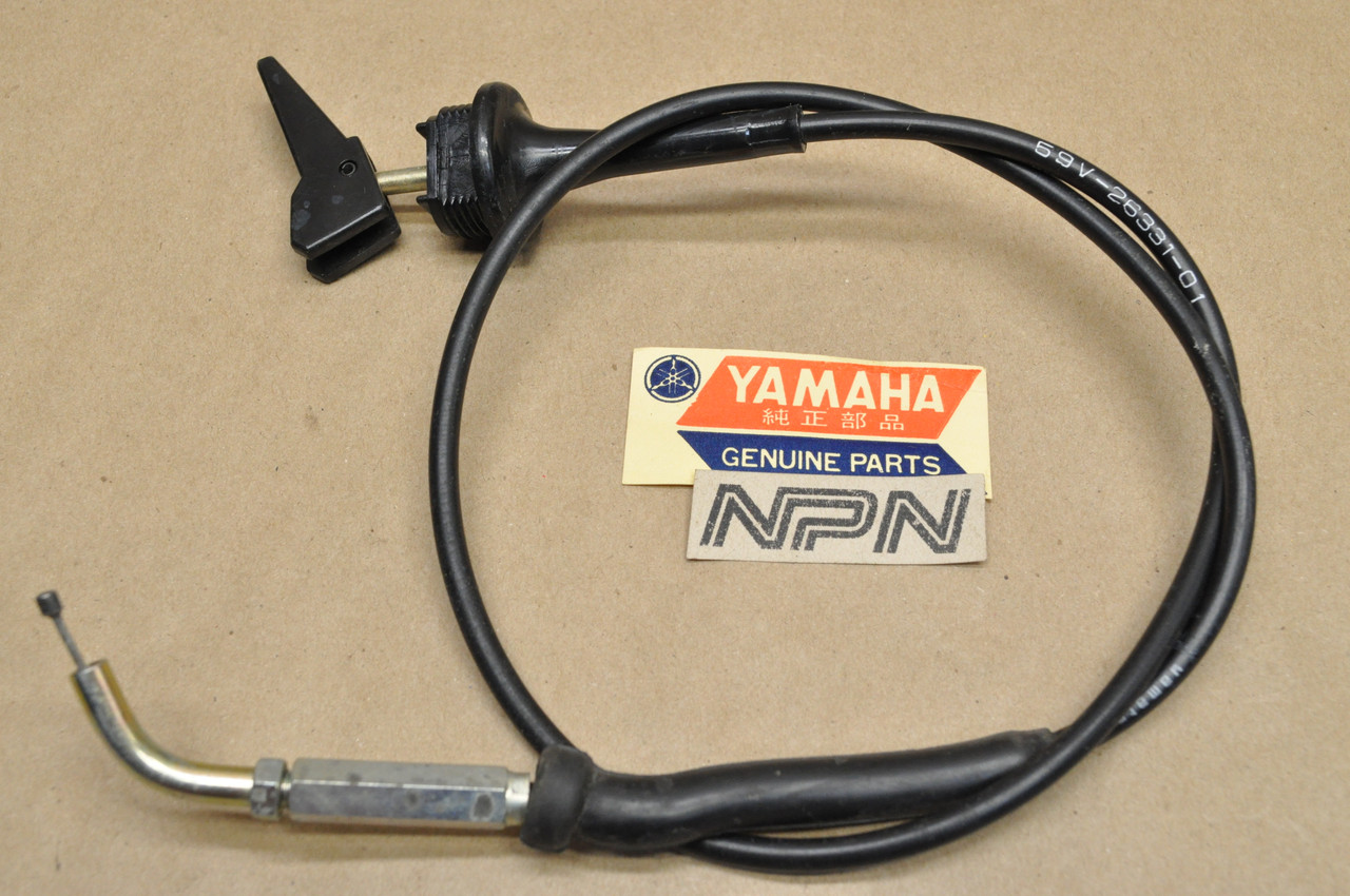 NOS Yamaha YFM225 YFM250 Moto-4 YFU1 Starter Choke Cable 59V-26331-01