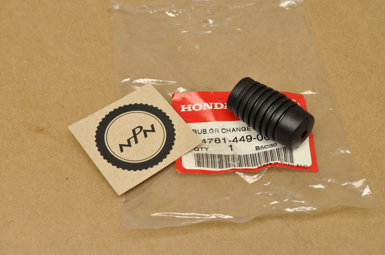 NOS Honda CX500 CX650 GL500 GL650 TLR200 XL200 Gear Shift Lever Rubber 24781-449-000