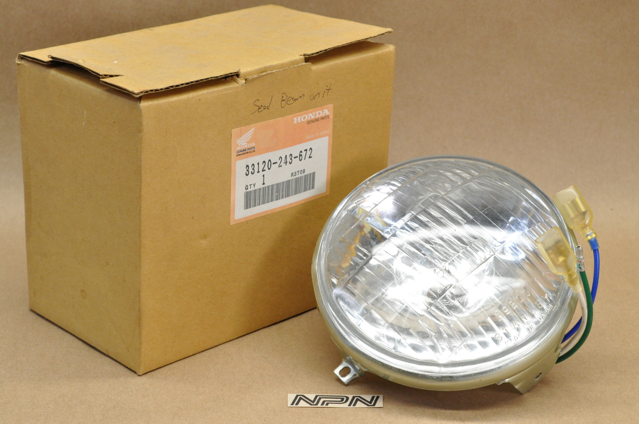 NOS Honda CB100 CB125 CL125 CT90 SL100 SL125 ST90 XL175 Head Light 33120-243-672